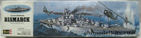 Revell 1/570 Bismarck - German WWII Battleship, H350 plastic model kit